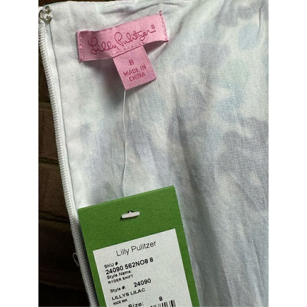 Lilly Pulitzer Women’s Lilac Ryder Shift Dress Size 8 NEW - Picture 5 of 7
